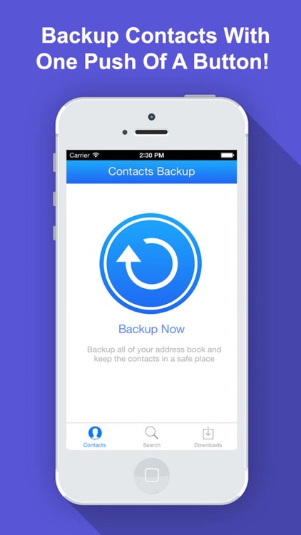Addressbook Contacts Backup & Install One Touch