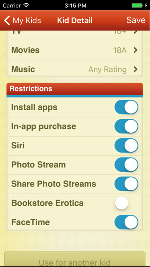 ‎ParentKit - Parental Controls for iOS Screenshot