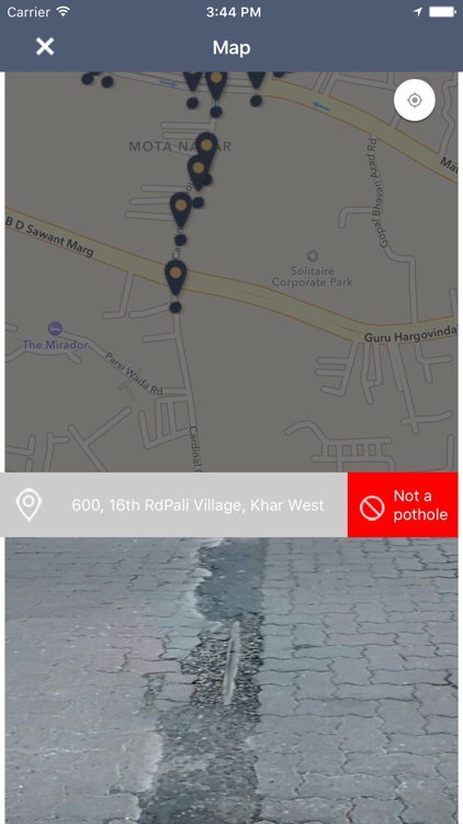 Spothole. Pothole Tracking App By Fill In The Potholes Project