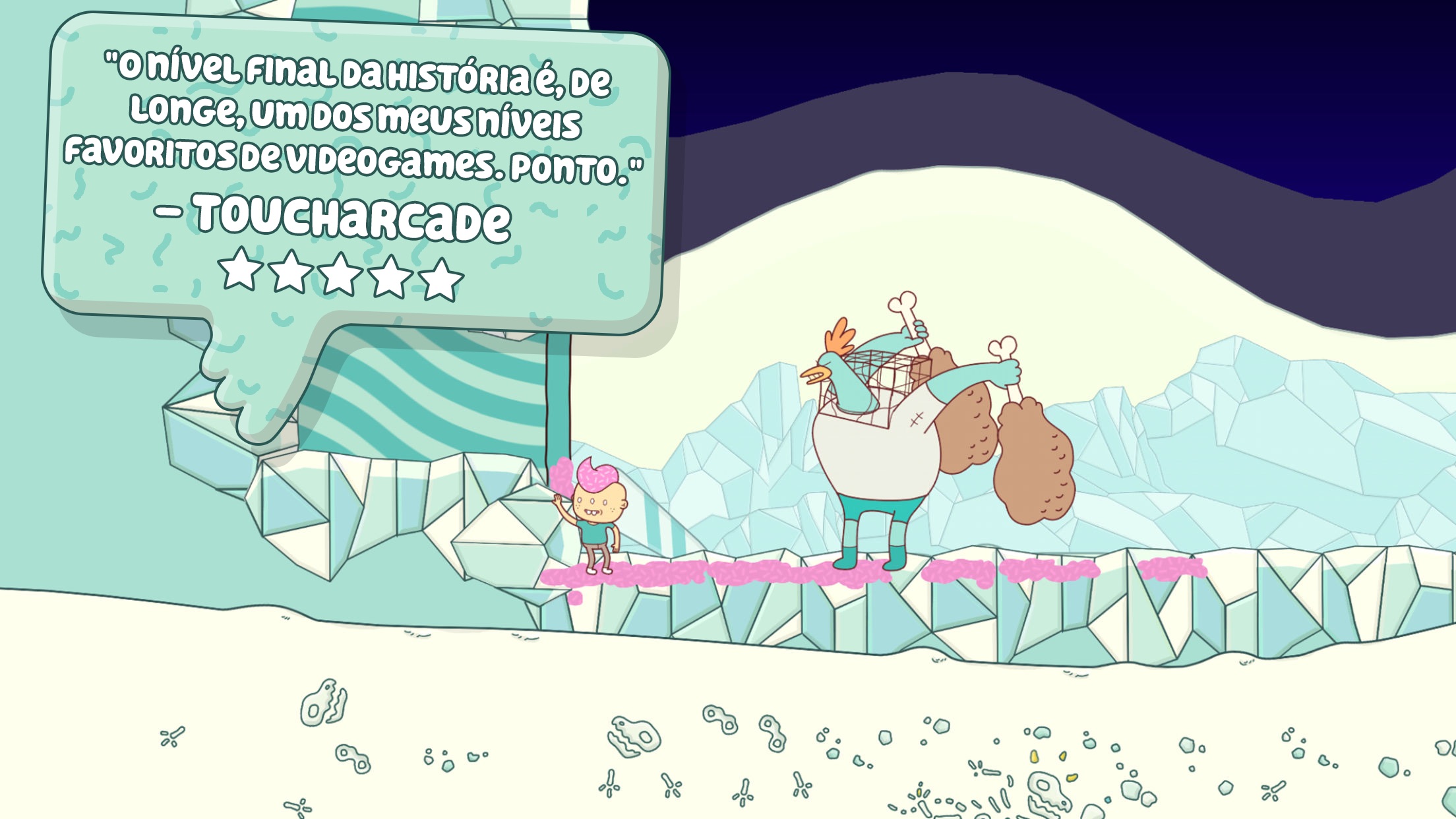 Screenshot do app Eggggg - O vomitador de plataforma