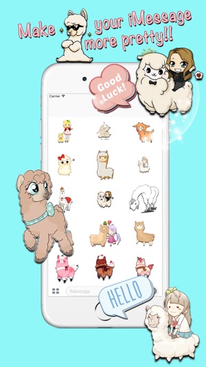 Alpaca Stickers Emojis Pack(圖4)-速報App