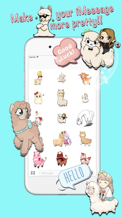 Alpaca Stickers Emojis Pack screenshot-3