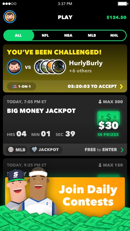 Squad Up – Draft & Win Cash Prizes Sports Game