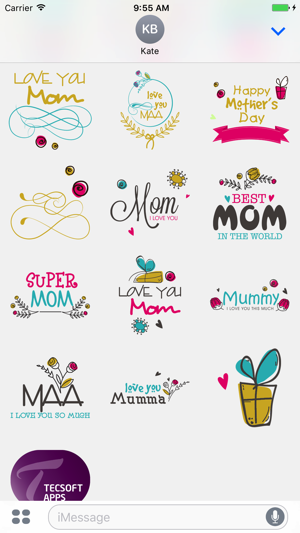 Happy Mother's Day to the Best Mom for iMessage(圖4)-速報App