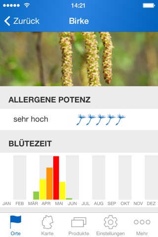 Pollenflug-Vorhersage screenshot 2