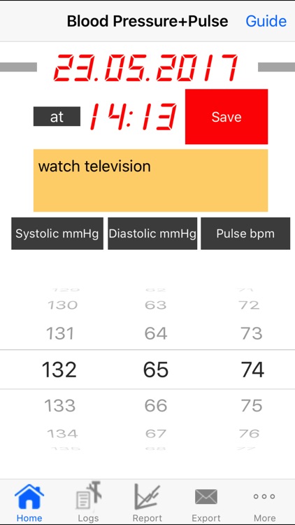 BloodPressure+Pulse Grapher