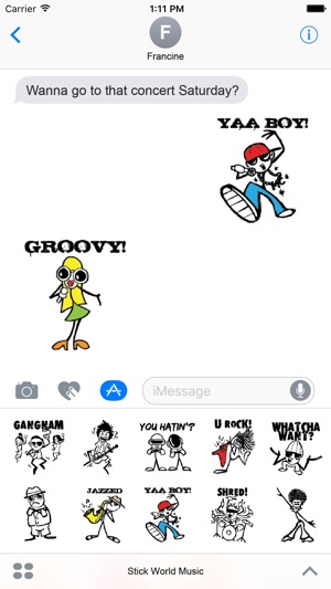 Stick World - Music Stickers(圖1)-速報App