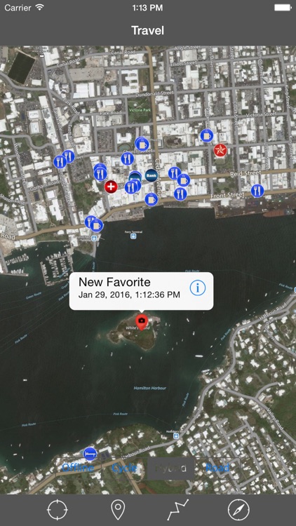 BERMUDA – GPS Travel Map Offline Navigator