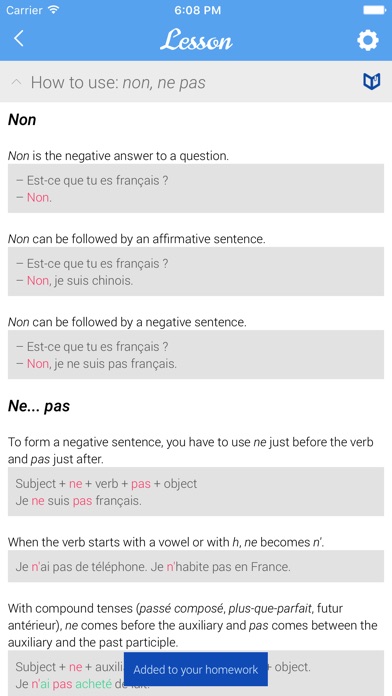 Dr French: French grammar screenshot 3