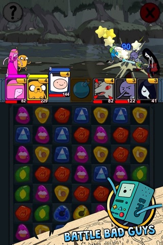Adventure Time Puzzle Quest - Match 3 RPG Game screenshot 2