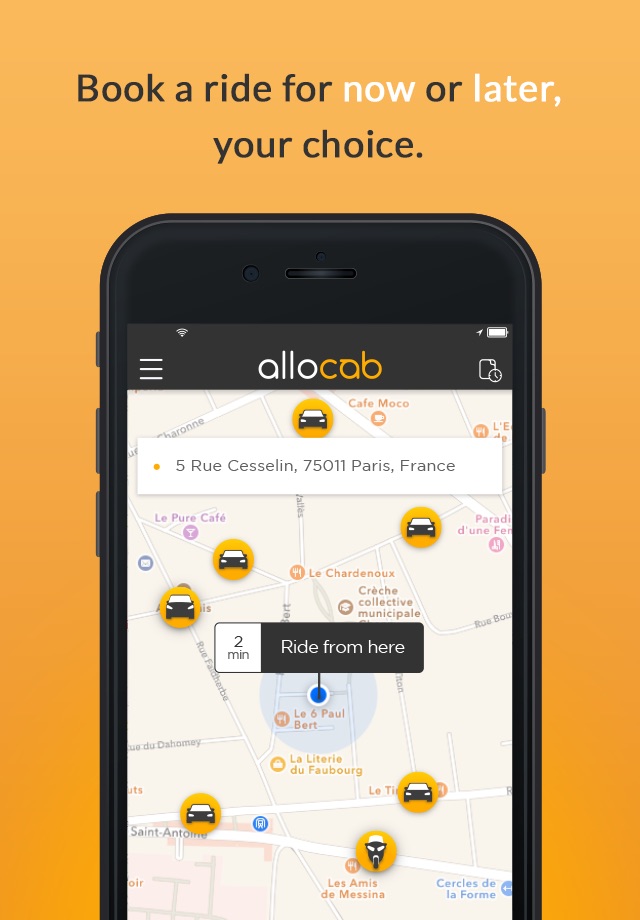 Allocab VTC et Taxi Moto screenshot 2