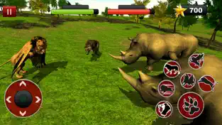 Screenshot 3 Flying Lion Simulator: Lucha de animales salvajes iphone