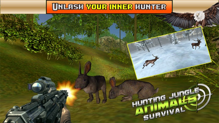 Hunting Jungle Animals Survivals screenshot-4