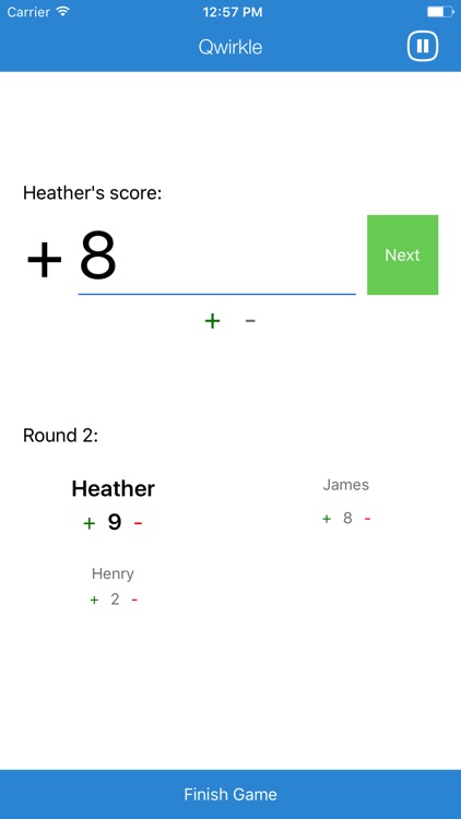 Scoreboard: Game Score Keeper