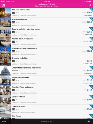 Lastminute Hotels & Flights screenshot 2