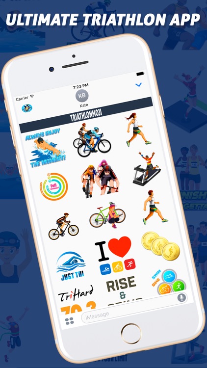 TriathlonMoji - Triathlon Emoji Keyboard screenshot-4