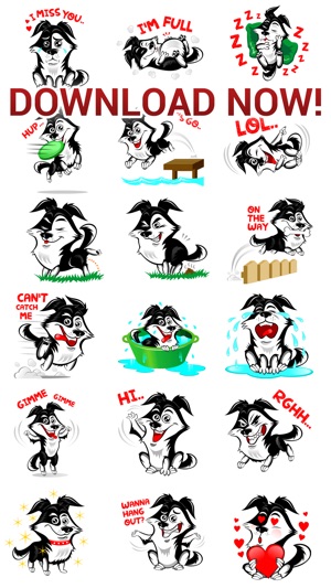 CollieMoji - Border Collie Stickers and Emojis(圖4)-速報App