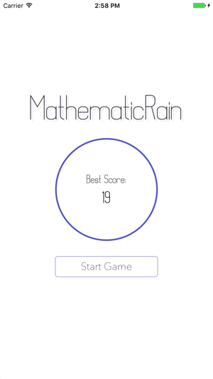 Mathematic Rain