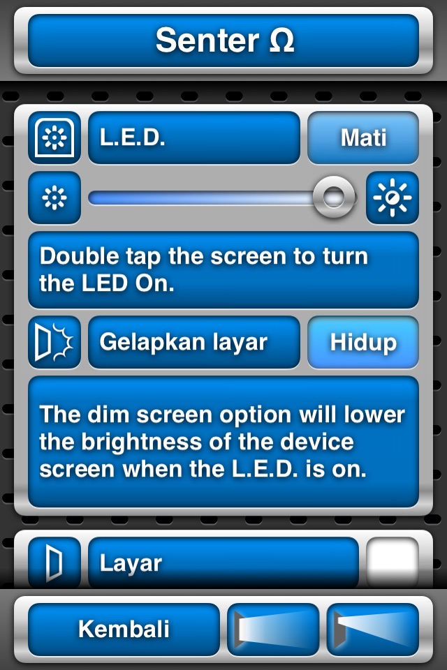 Flashlight Ω screenshot 3