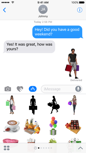 I Love Shopping Sticker Pack for iMessage(圖2)-速報App