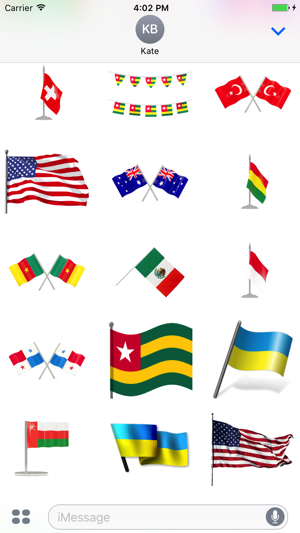 Flags Stickers Pack(圖2)-速報App