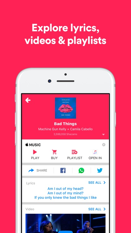 Shazam - Discover music, video & lyrics