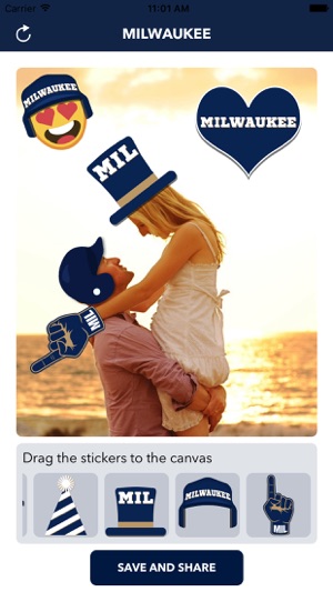 Milwaukee Baseball Stickers & Emojis(圖1)-速報App