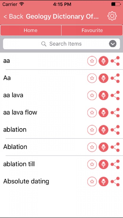 How to cancel & delete Geology Dictionary Terms Definitions from iphone & ipad 1