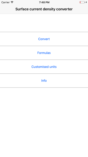 Surface current density converter