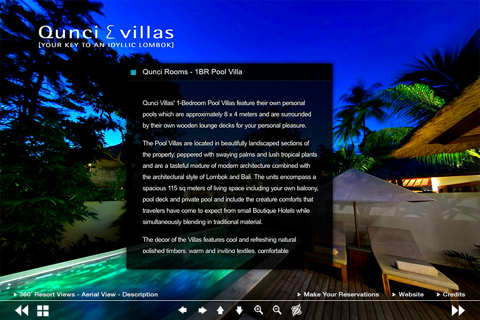Qunci Villas - Lombok screenshot 2