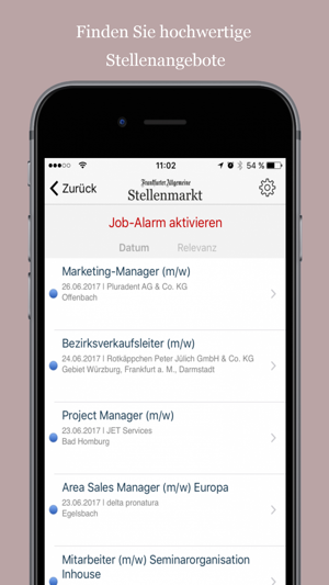 F.A.Z. Stellenmarkt – Ihre App für die Jobsuche(圖2)-速報App