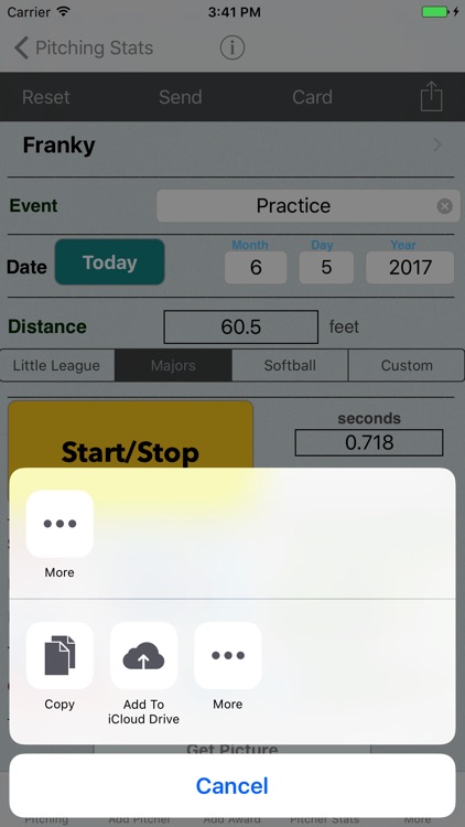 Pitching & Throwing Radar Gun Speed Clocker screenshot-3
