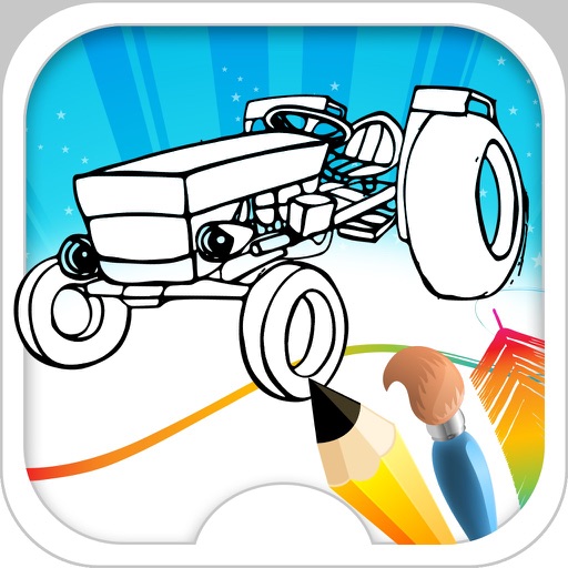 Tractor Coloring Book iOS App