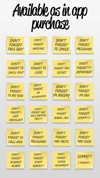 Post it Stickers Forget screenshot-4