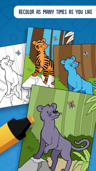 Hellokids Coloring Time Animalsのおすすめ画像4