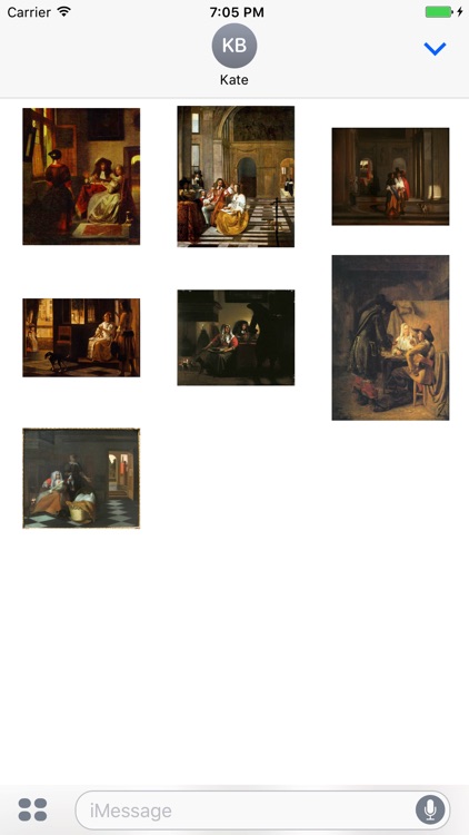 Pieter De Hooch Artworks Stickers screenshot-3