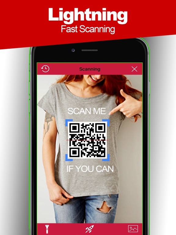 Barcode Scanner QR Scanner & QR Code Generator App voor iPhone