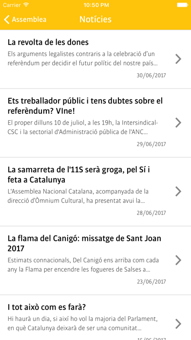 Assemblea Nacional Catalana screenshot 2