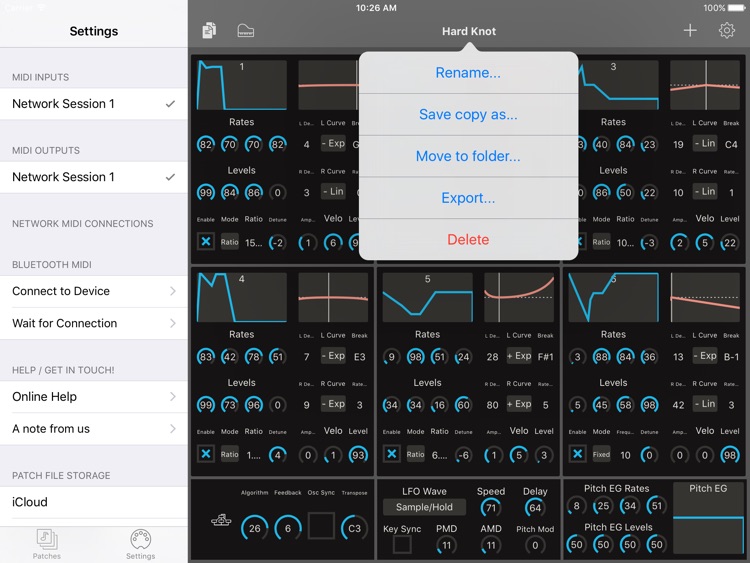 Patch Touch: for Yamaha DX/TX screenshot-3