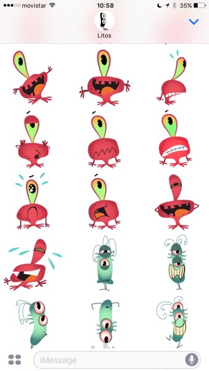 Alien Invasion iMessage Sticker Pack by Litosfera(圖2)-速報App