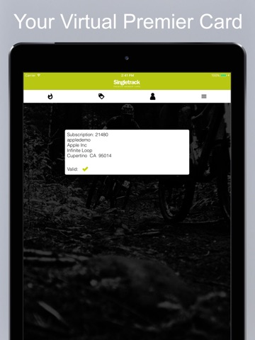 Singletrack Premier Members' Card screenshot 4