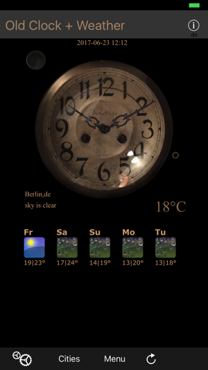 Old Clock+Weather(圖1)-速報App