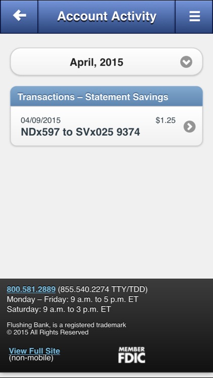 Flushing Bank Mobile Banking screenshot-4