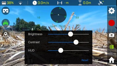 Drones Controller Bebop Screenshot on iOS