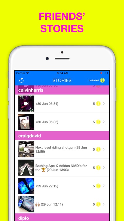 Stories conversations for Snapchat and Instagram