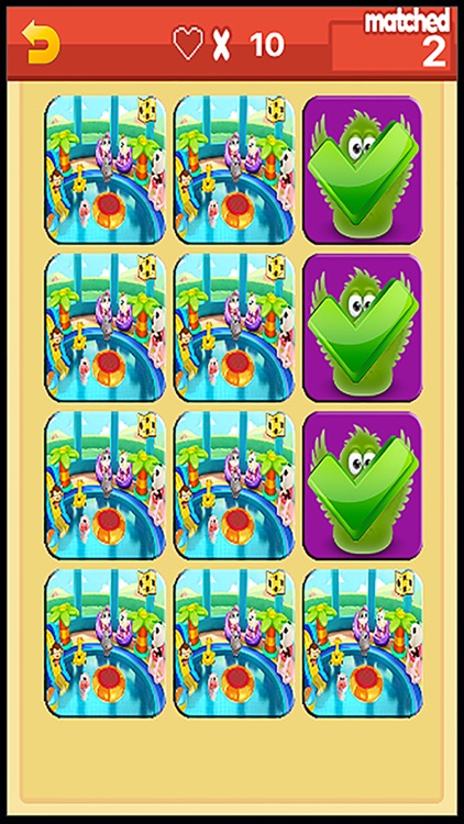 Matching Animal Fram Game Funny Version