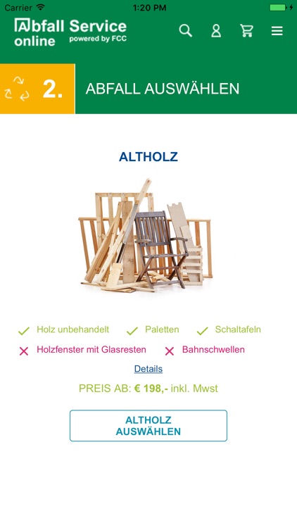 Abfall Service online