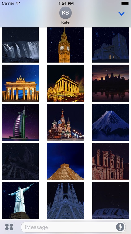 Animated Monument Stickers