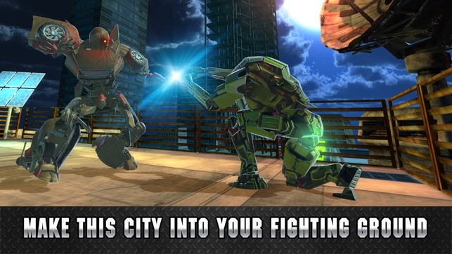 Giant Ray Robot Steel Fighting 3D(圖1)-速報App