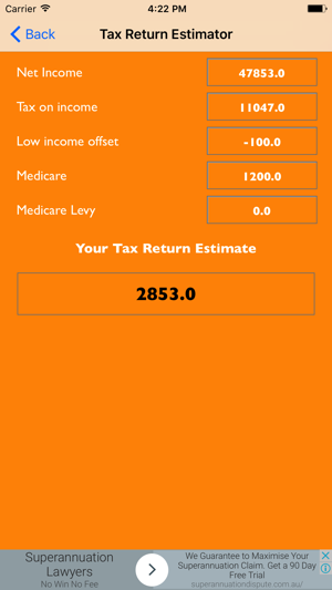 Tax Return Calculator(圖2)-速報App